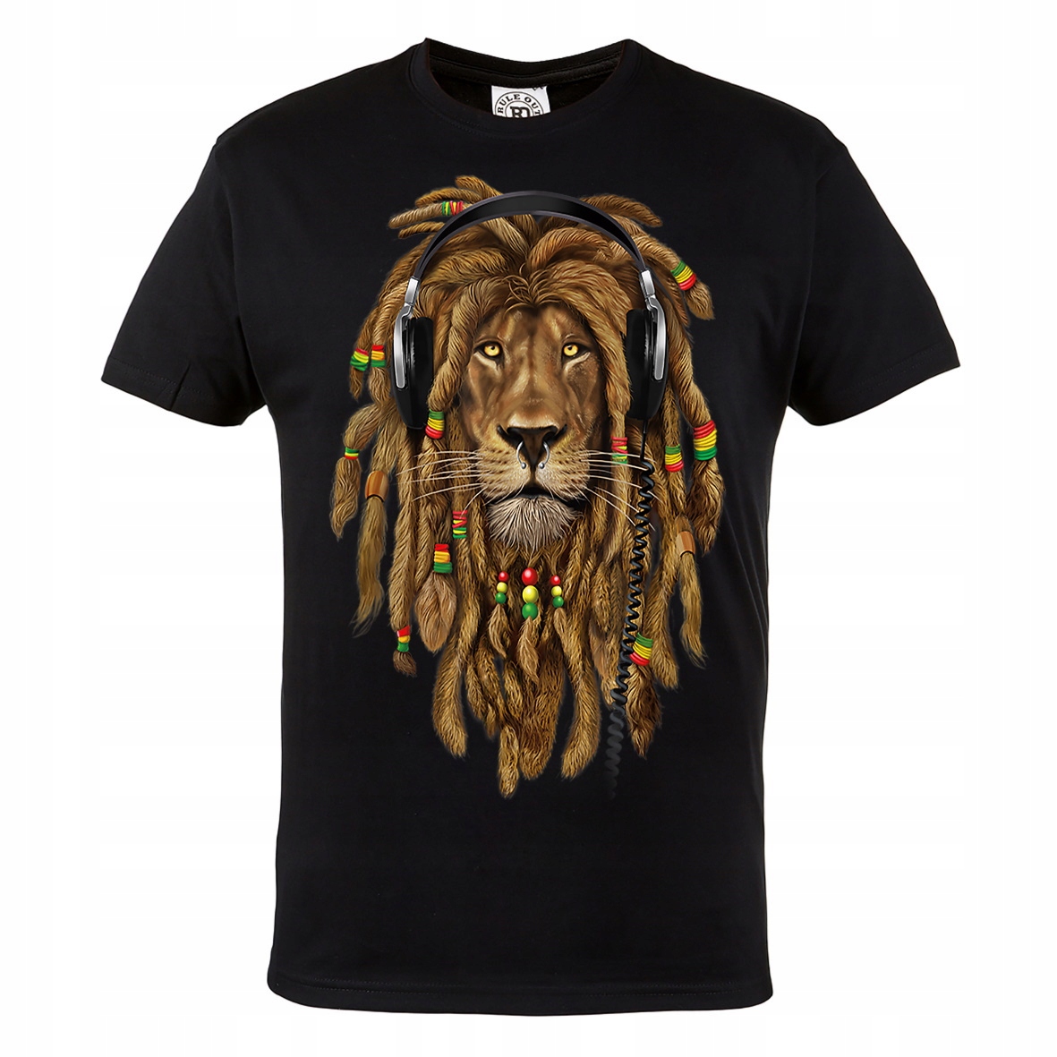 

Koszulka Muzyczna Reggae Jamaica Rasta Lion