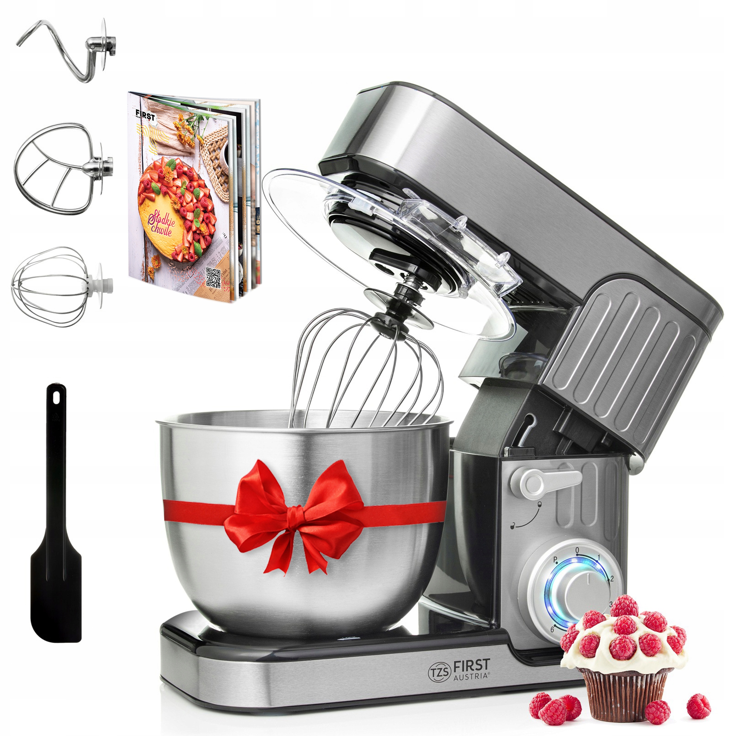 kuchynský robot planetárny mixér 1300 W misa First Austria