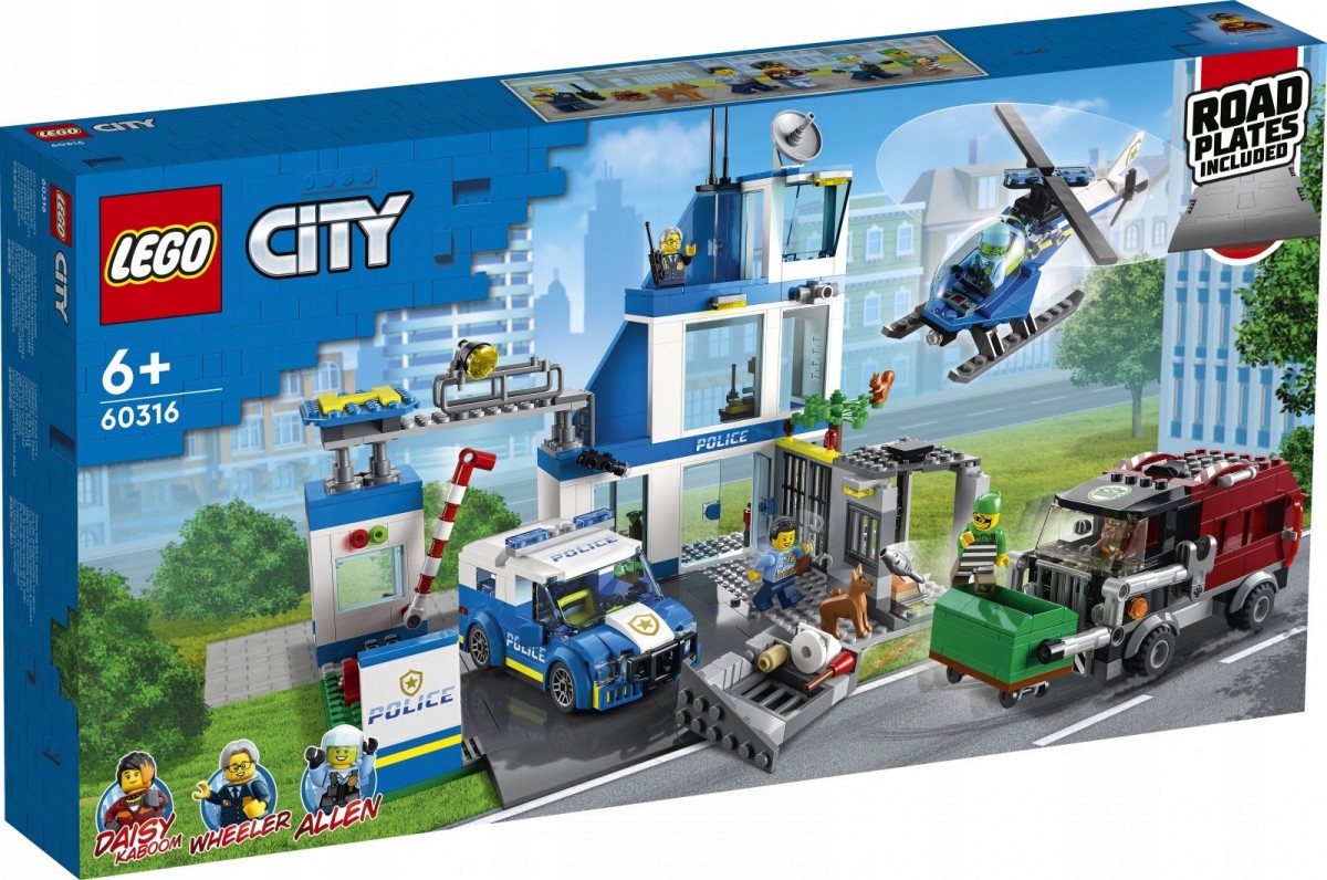 stavebnice Lego City Konstrukční Policejní Stanice