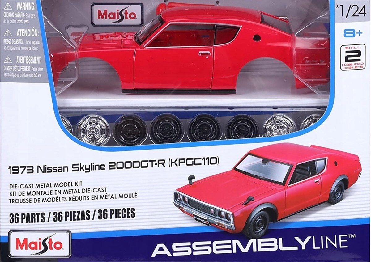 Nissan Skyline 2000 Gt-r 1:24 pro skládání Maisto