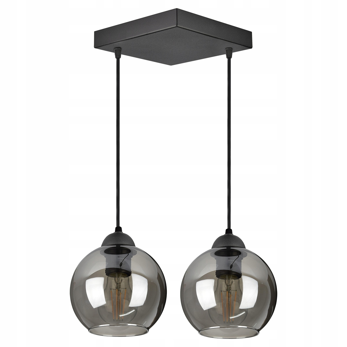 Skleněná závěsná stropní lampa Led koule