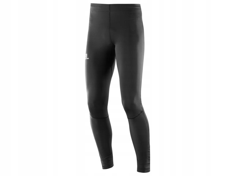 N690 Getry legginsy do biegania Salomon Agile Long Tight M Czarne