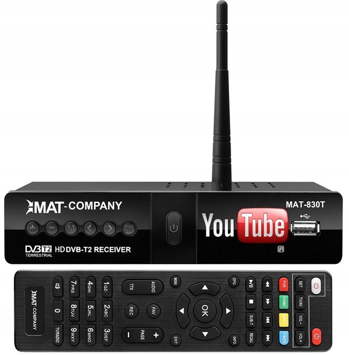 Tuner Wifi Dekoder Stb Hd Dvb-t MPEG-4 E-AC3 Aac+