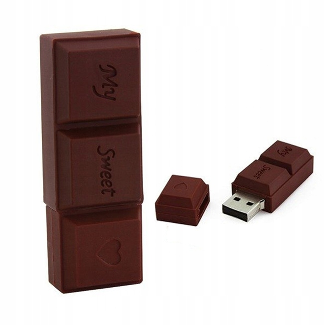 Pendrive Usb Gyors Flash Drive Ultra Memória Medál Pen Drive Csokoládé 32GB