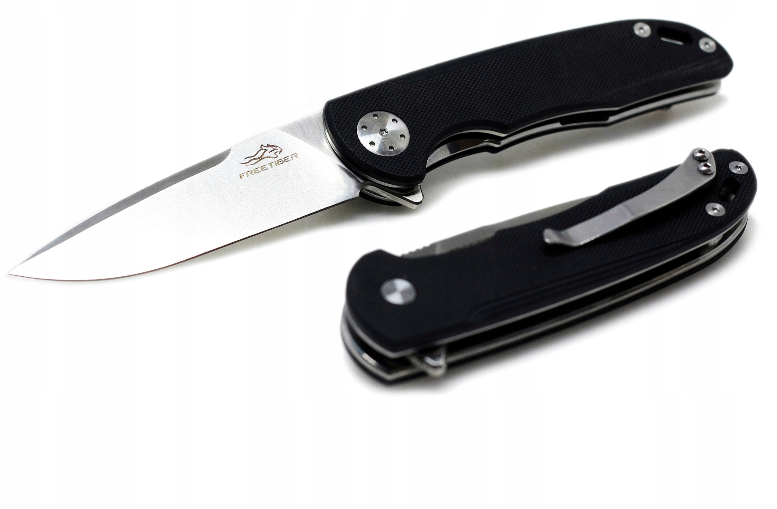 Nůž FT901-BK survival Edc ocel D2 flipper