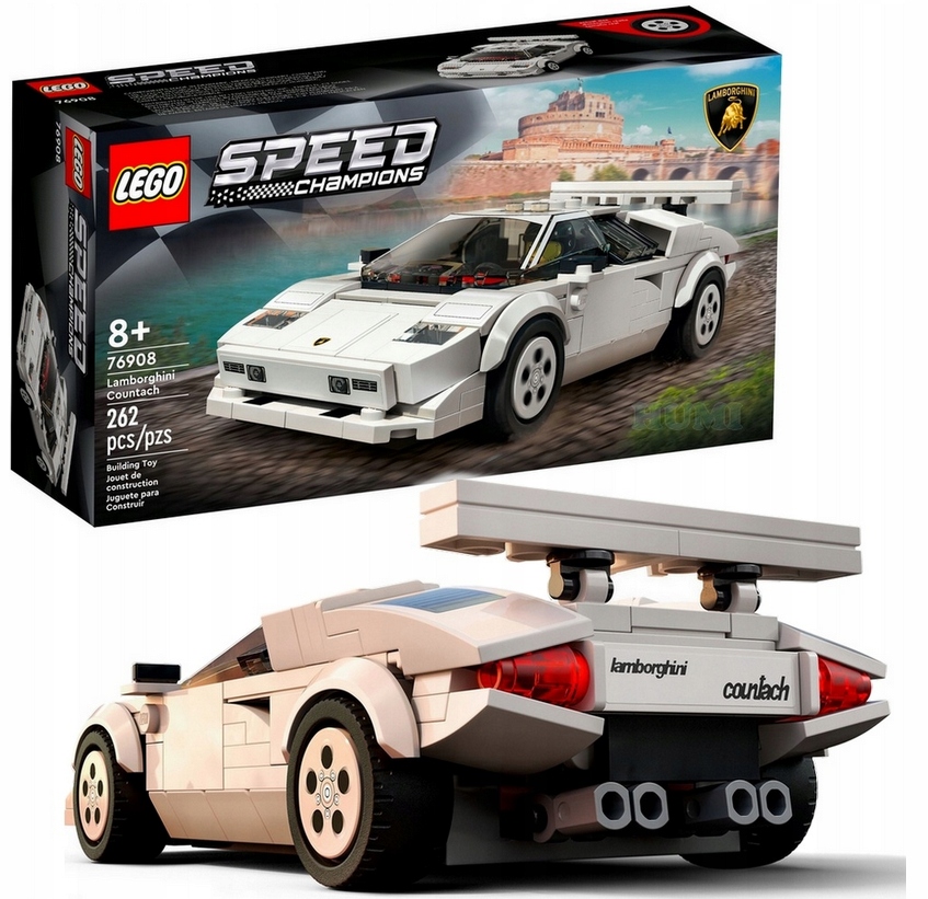 LEGO 76908 LAMBORGHINI COUNTAC SAMOCHÓD AUTO ZESTAW NA PREZENT ORYGINAŁ