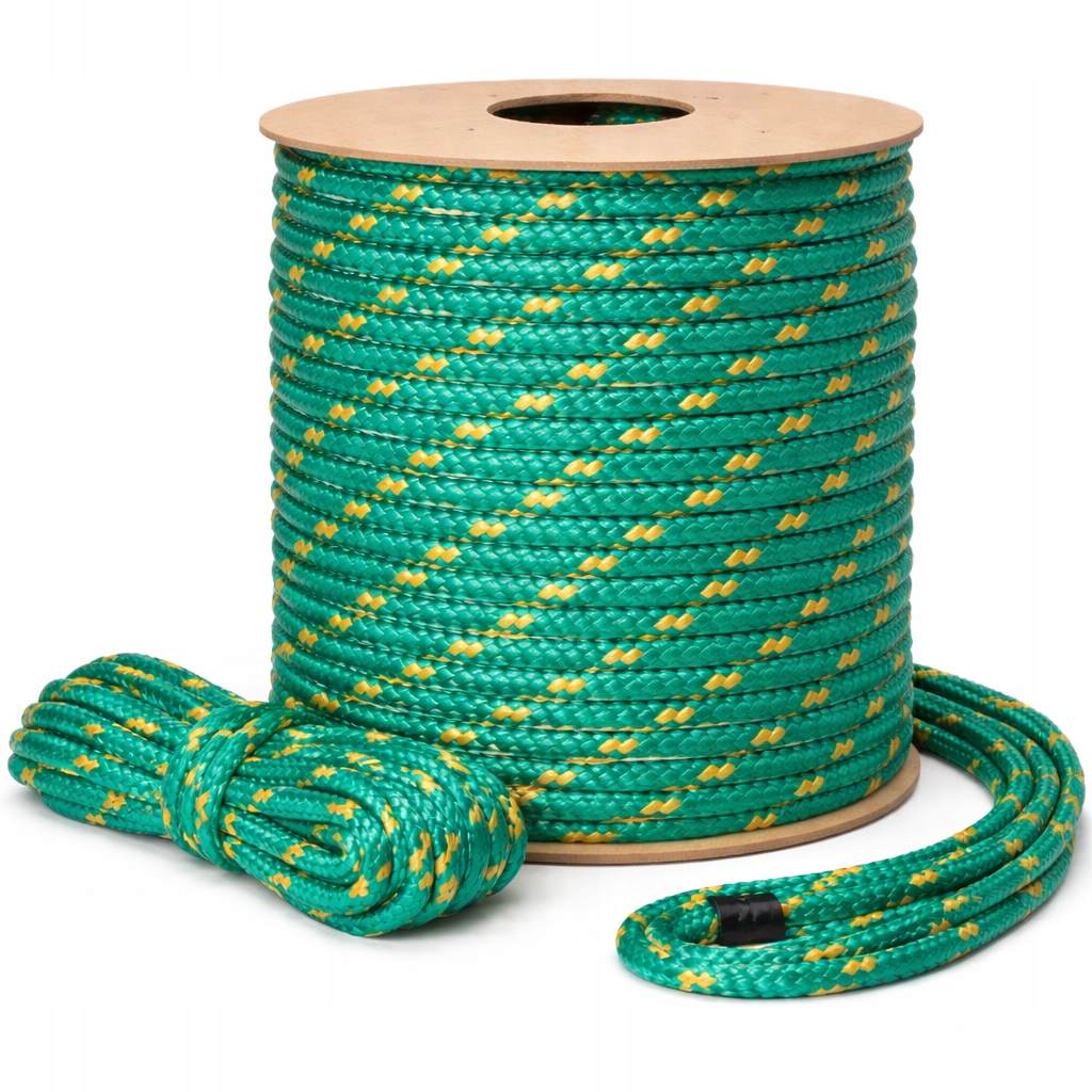 Lina Polipropylenowa 12mm 150m Wzmocniona Linka Pleciona Premium 1450kg