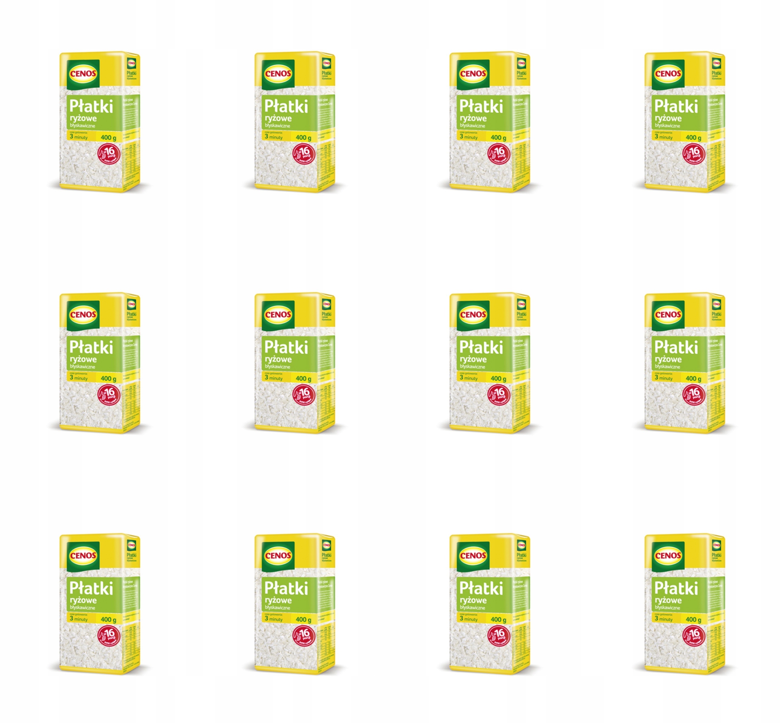 Cenos Instantní rýžové vločky 400 g X12