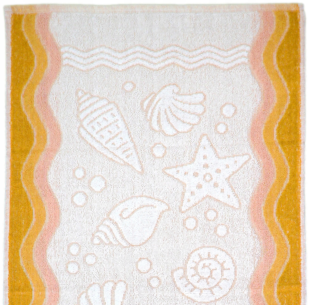 

Miękki ręcznik Flora Ocean 70X140 Greno Żółty