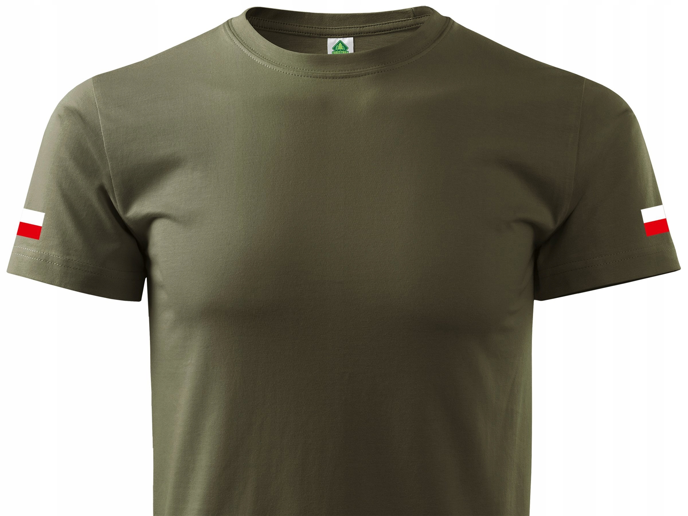 

Koszulka T-shirt bawełniany Mon z flagami Polski M