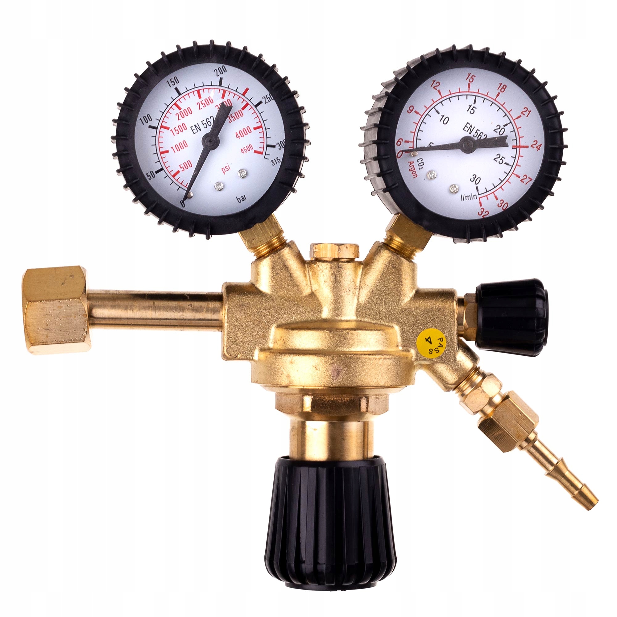 MAXY CO2/Ar argon szén-dioxid CO2 reduktor 2 nyomásmérővel Márka TC Technic