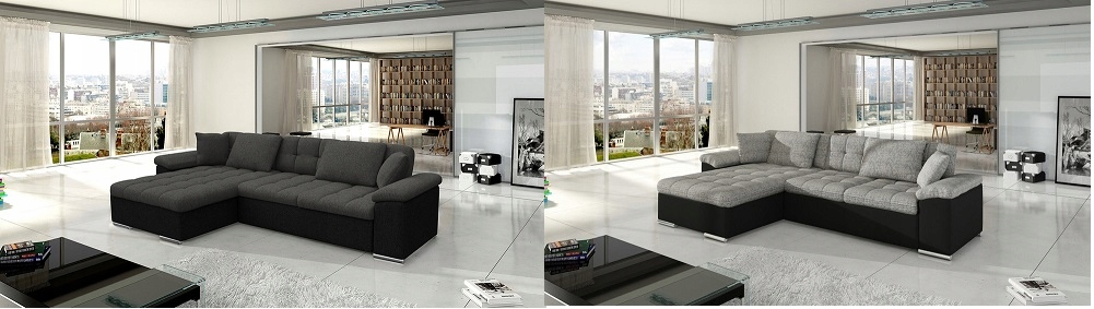 Narożnik DIANA funkcja spania, pojemnik na pościel Powierzchnia spania - długość (cm) dłuższy niż 220 cm