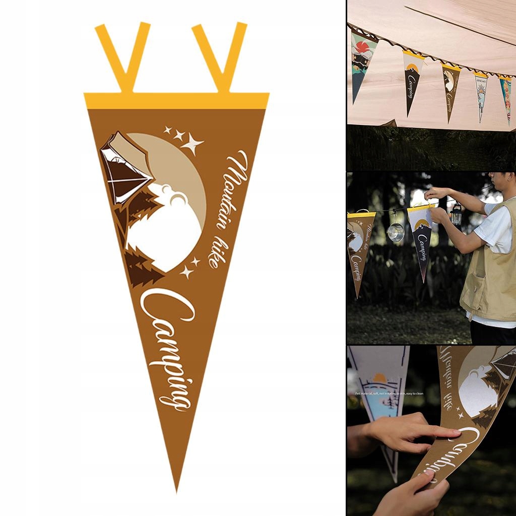 Outdoor Pennant Triangle Backpacking Marka Flameey