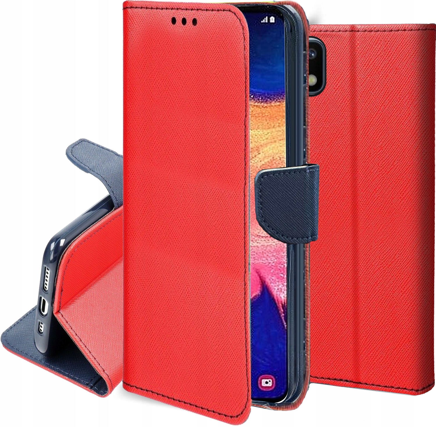 

Etui na Samsung Galaxy A10 Fancy Zamykane Szkło
