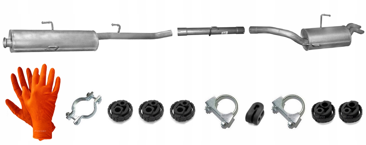 Fiat Scudo 1.9 Td 68 kW (1995-2003) Lwb Trubka Tlumič Koncový