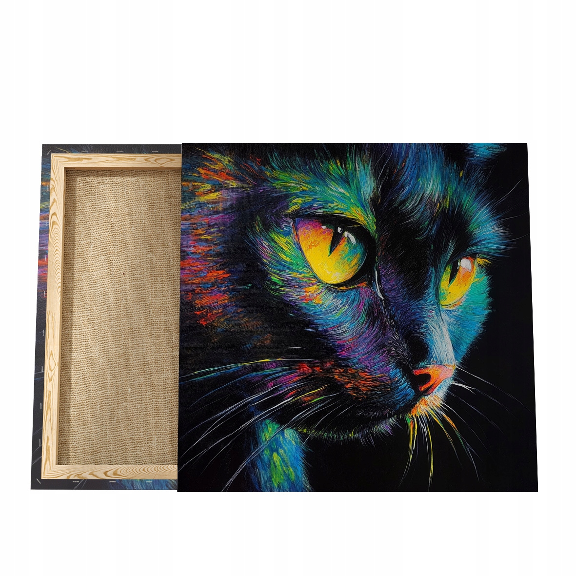 Obraz Kočka, Obraz na plátně s kočkou, Portrét kočky