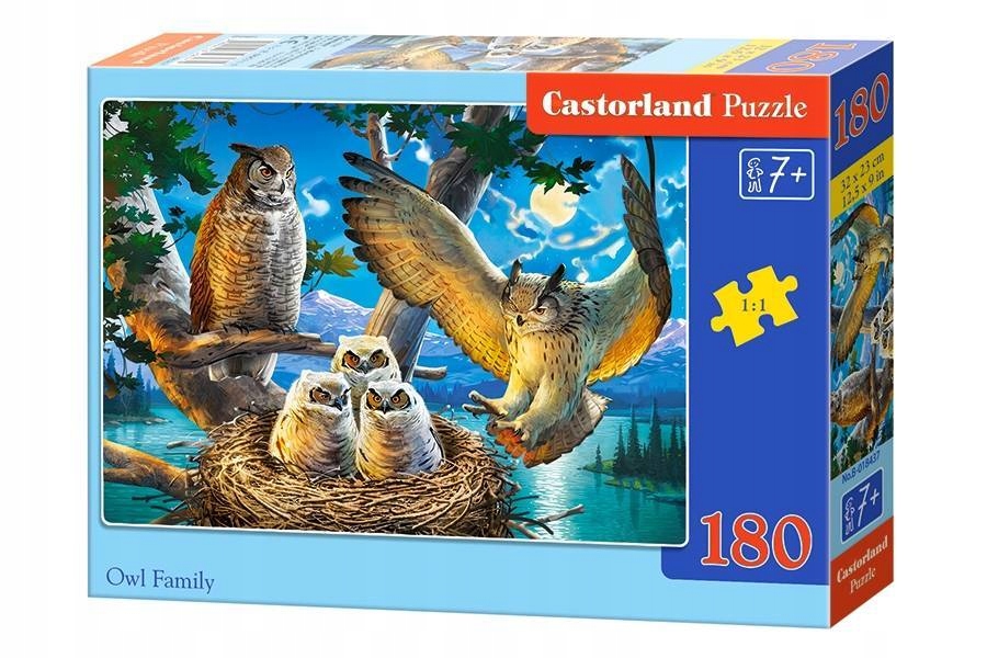 

Puzzle 180 el. Owl Family