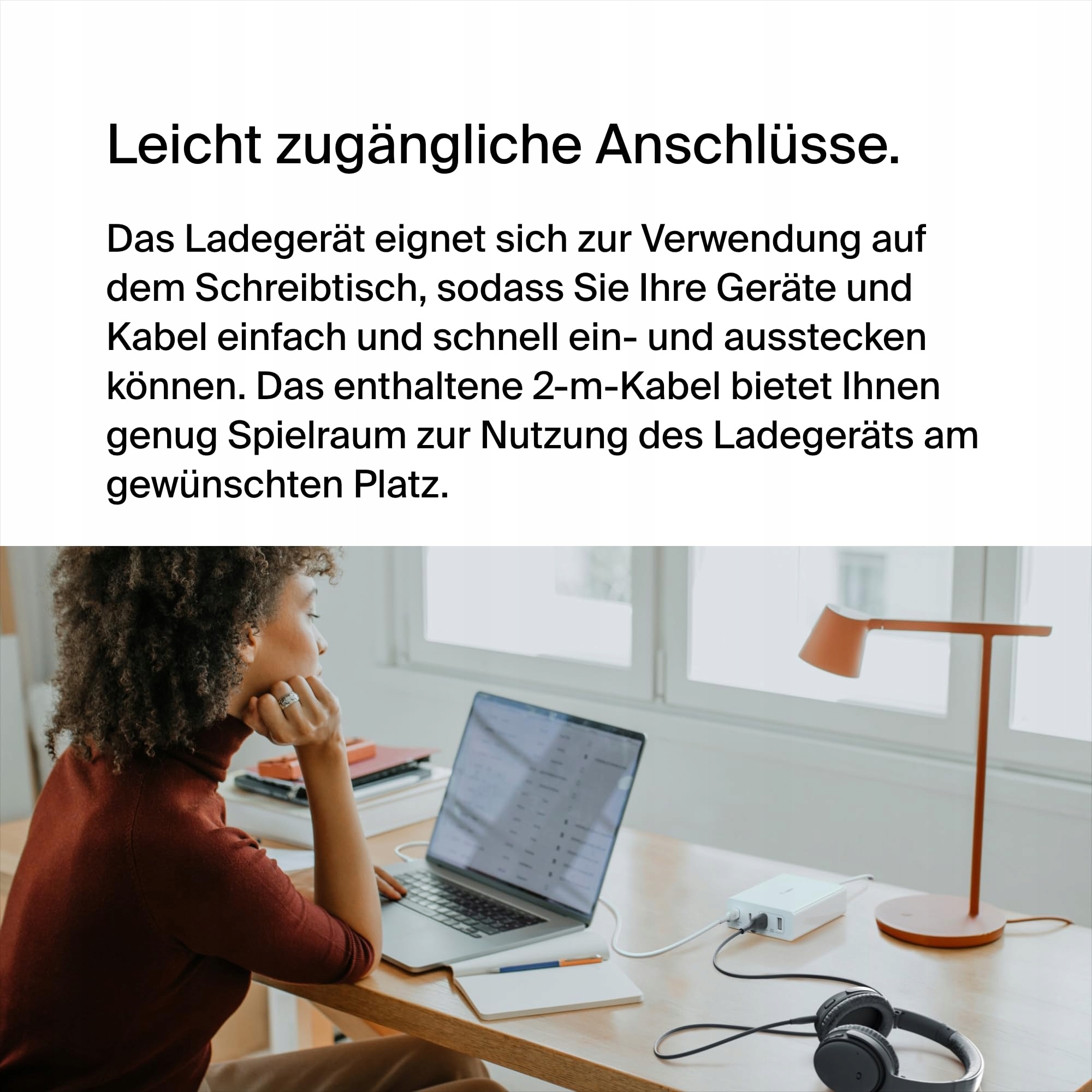 BELKIN Stacja Ładowania 108W USB GaN Szybka Ładowarka 2x USB-C 2x USB-A — miniatura 6