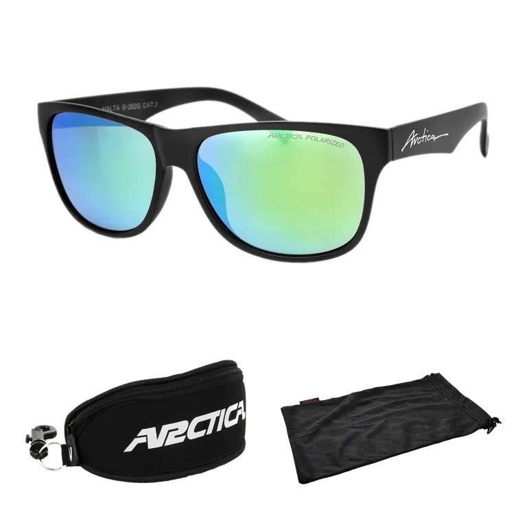 Arctica S262G Malta Sluneční brýle černo zelené