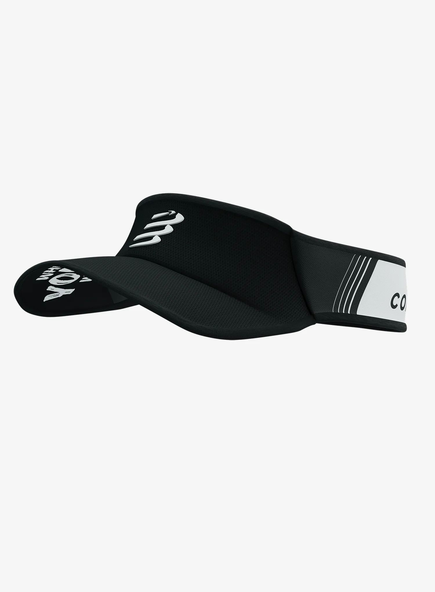 Kšilt Compressport Ultralight černo/bílý