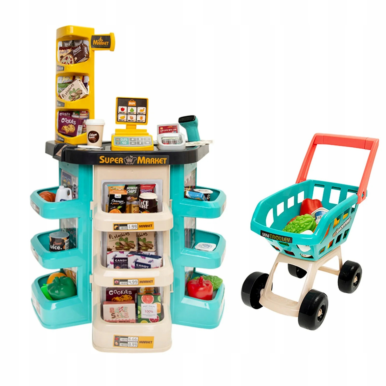 Timeless Tools Supermarket dziecięcy, 47 części