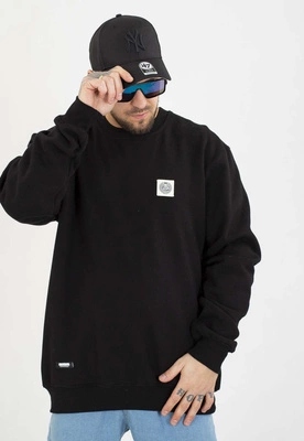 Mikina Mass Bez Kapuce Patch černá