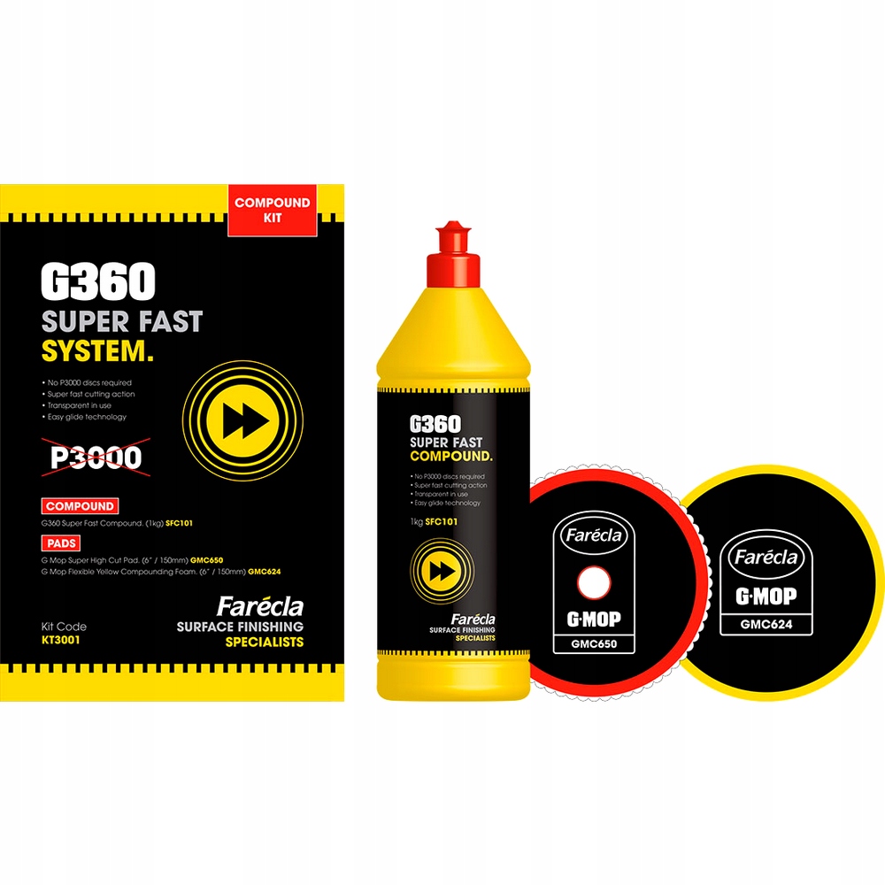 Zestaw polerski FARECLA G360 Super Fast System