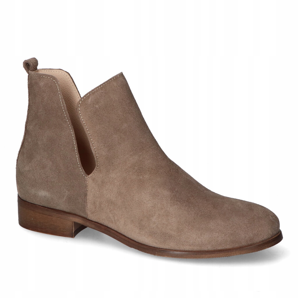 Botki Tuomo 1753 Almond zamsz 40