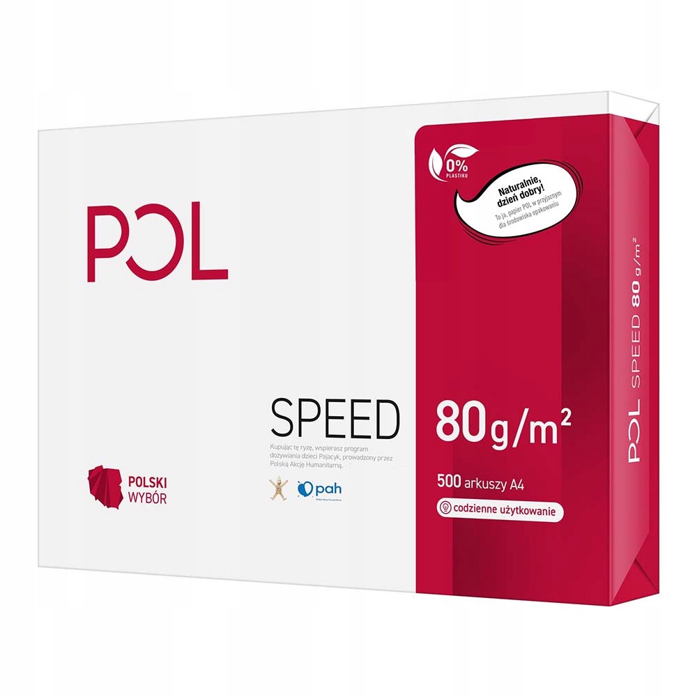 

Papier Do Drukarki A4 Polspeed 80g Ryza 500 Kartek