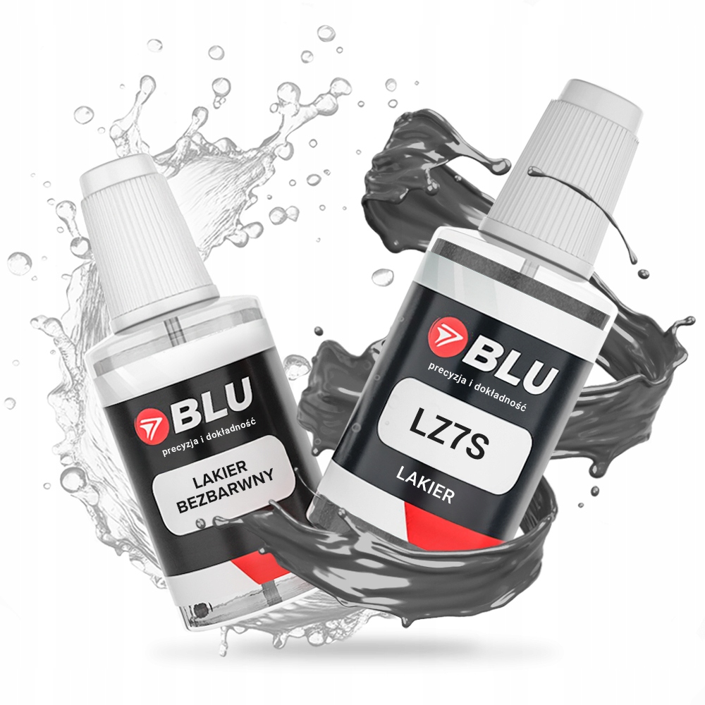 Lakier zaprawka samochodowa LZ7S Klar szary daytonagrau do Audi 20ml Blu