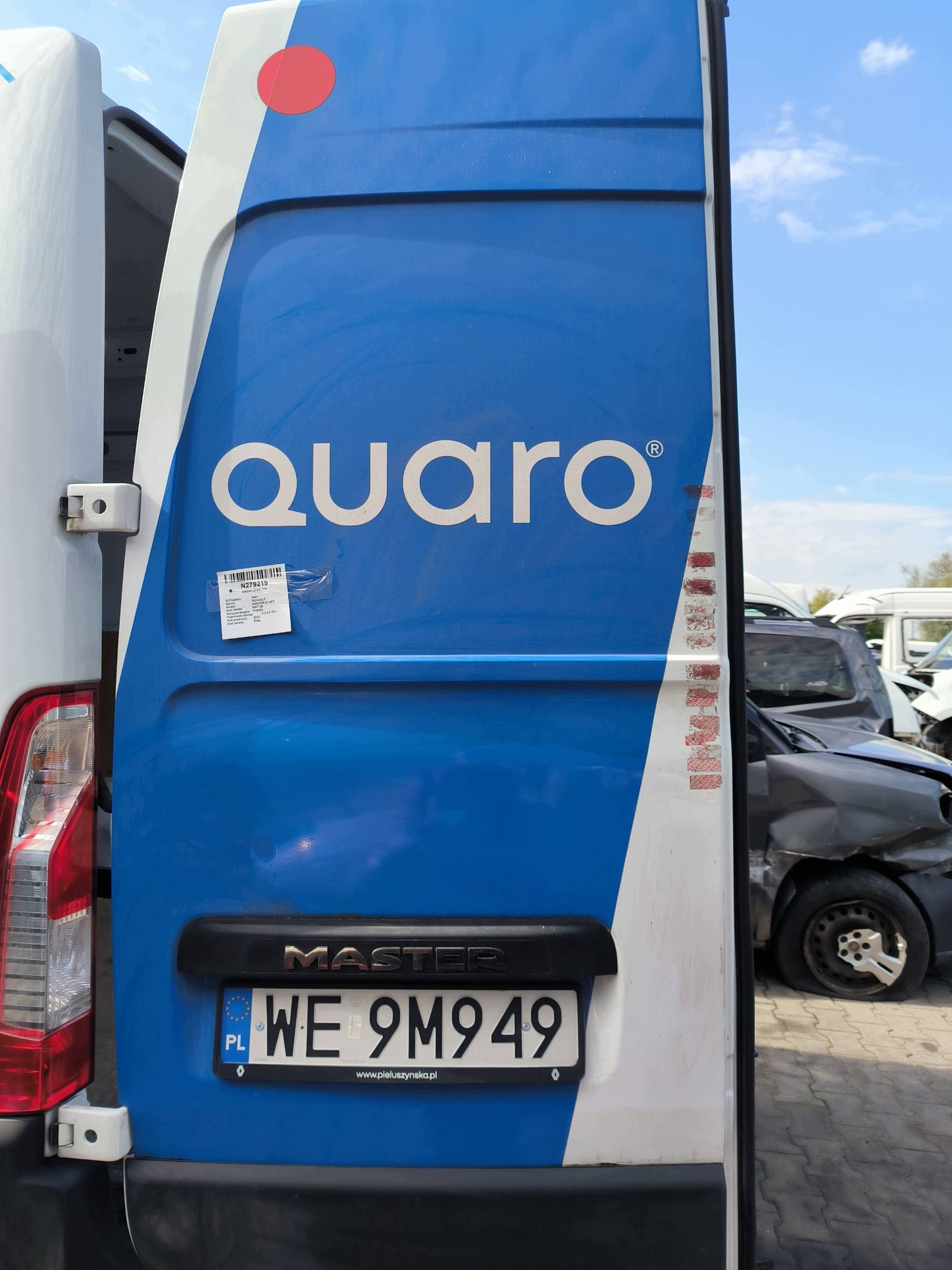 Tür links heck 2023 RENAULT MASTER III LIFT