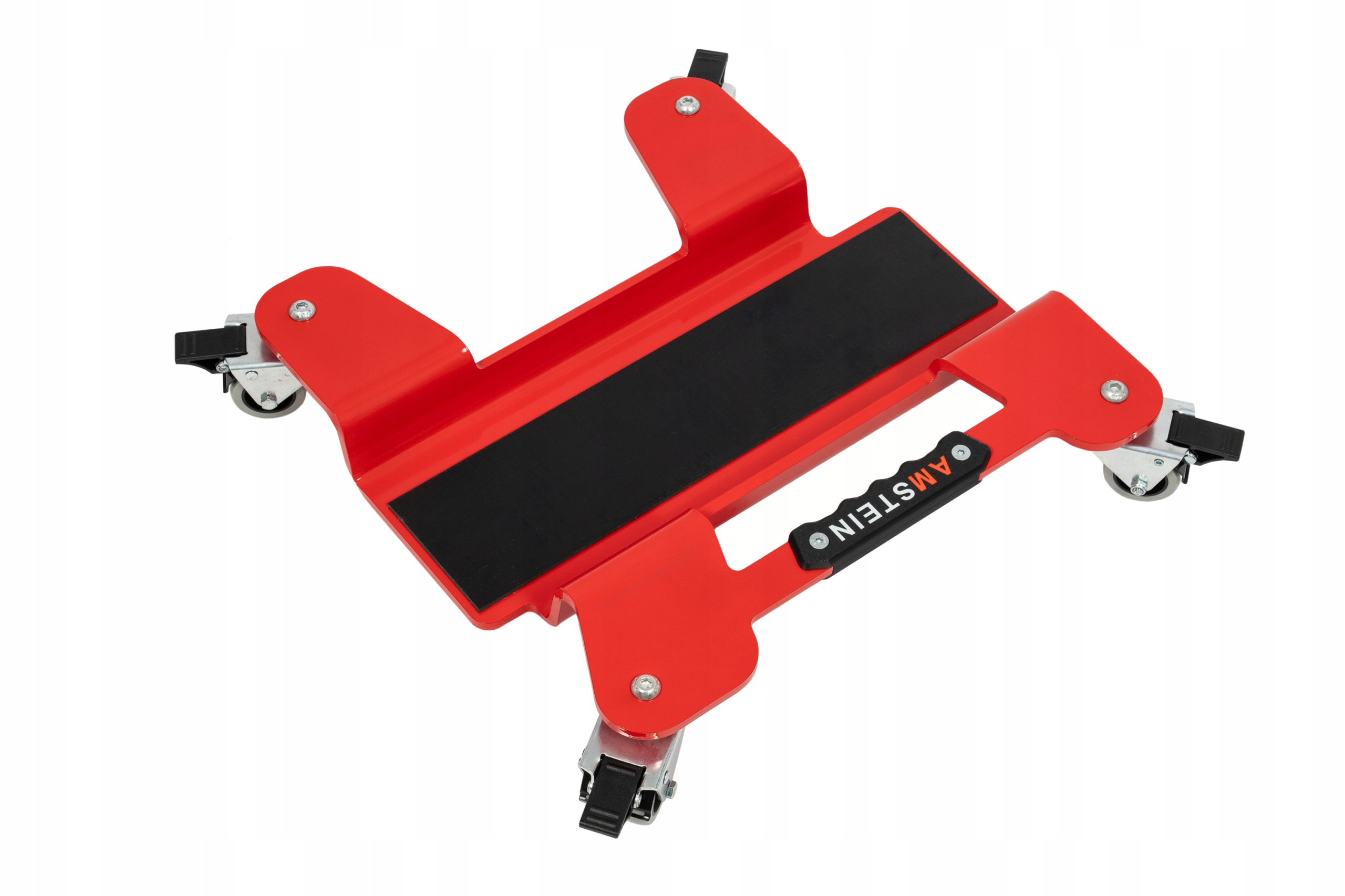 Motocyklový vozík s manévrovací plošinou pro motocykly s patkou AM2 Red