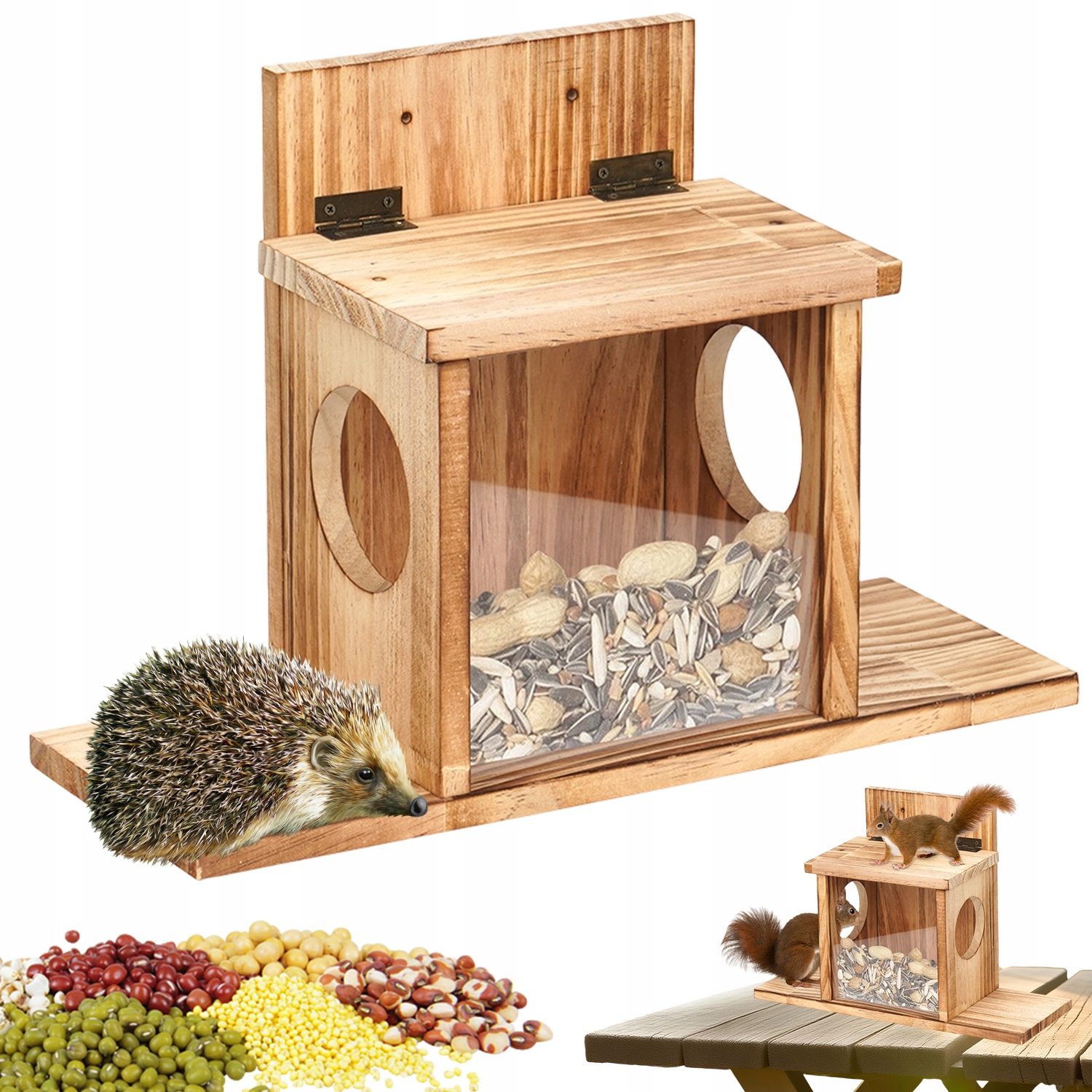 Levně Krmítko pro křečka visící venku, zábavný domeček pro veverky