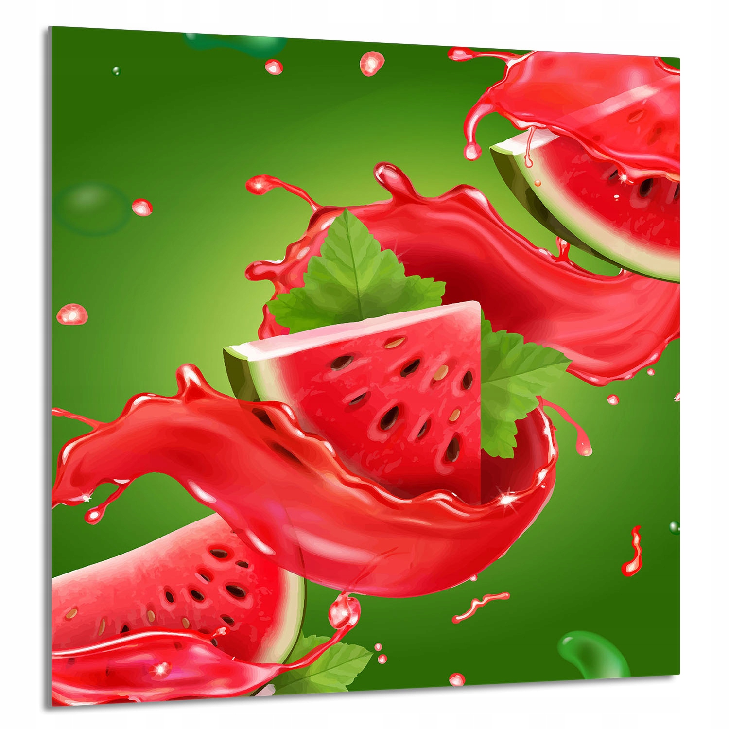 Skleněný Panel Do Kuchyně 60x65 Meloun Tvrzené Sklo