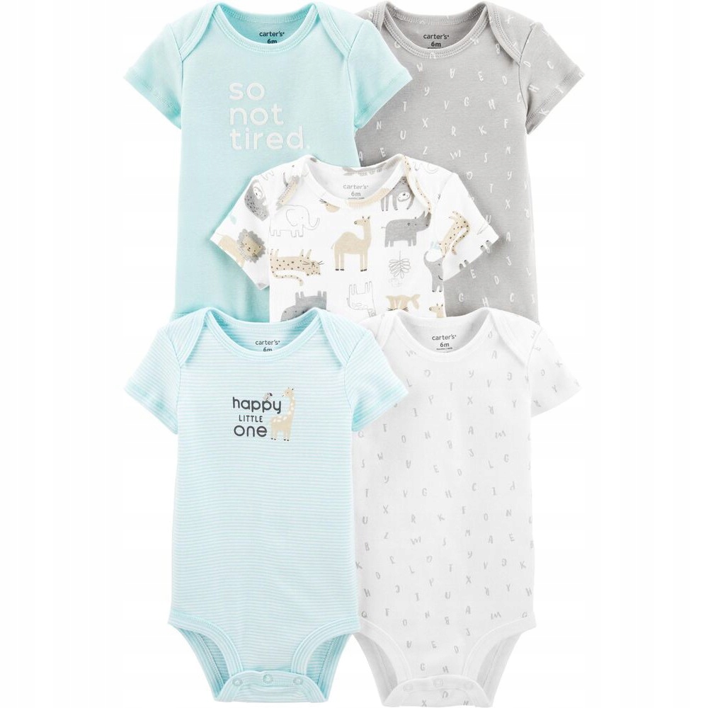 CARTER'S BODY 5-pack NOWY 18 m
