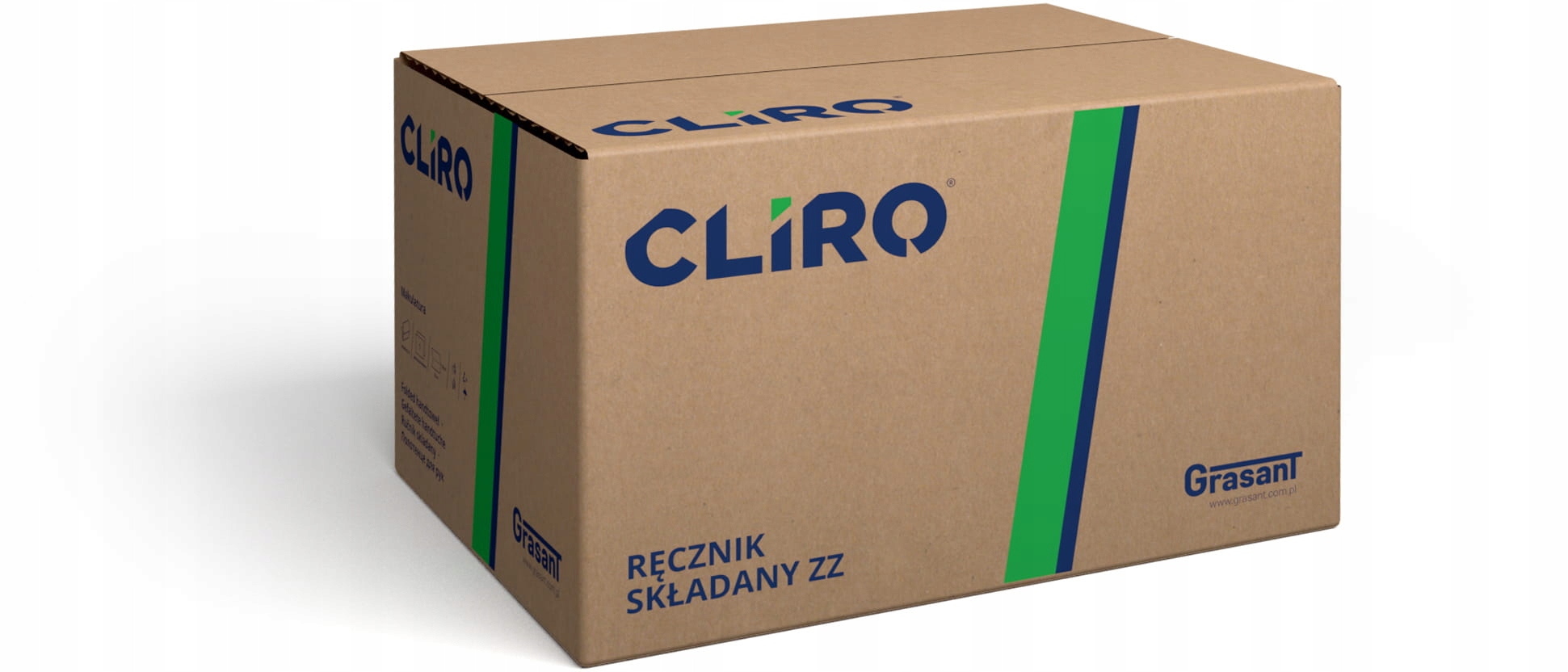 ręcznik papierowy ZZ a'200x20kpl SZARY — 4