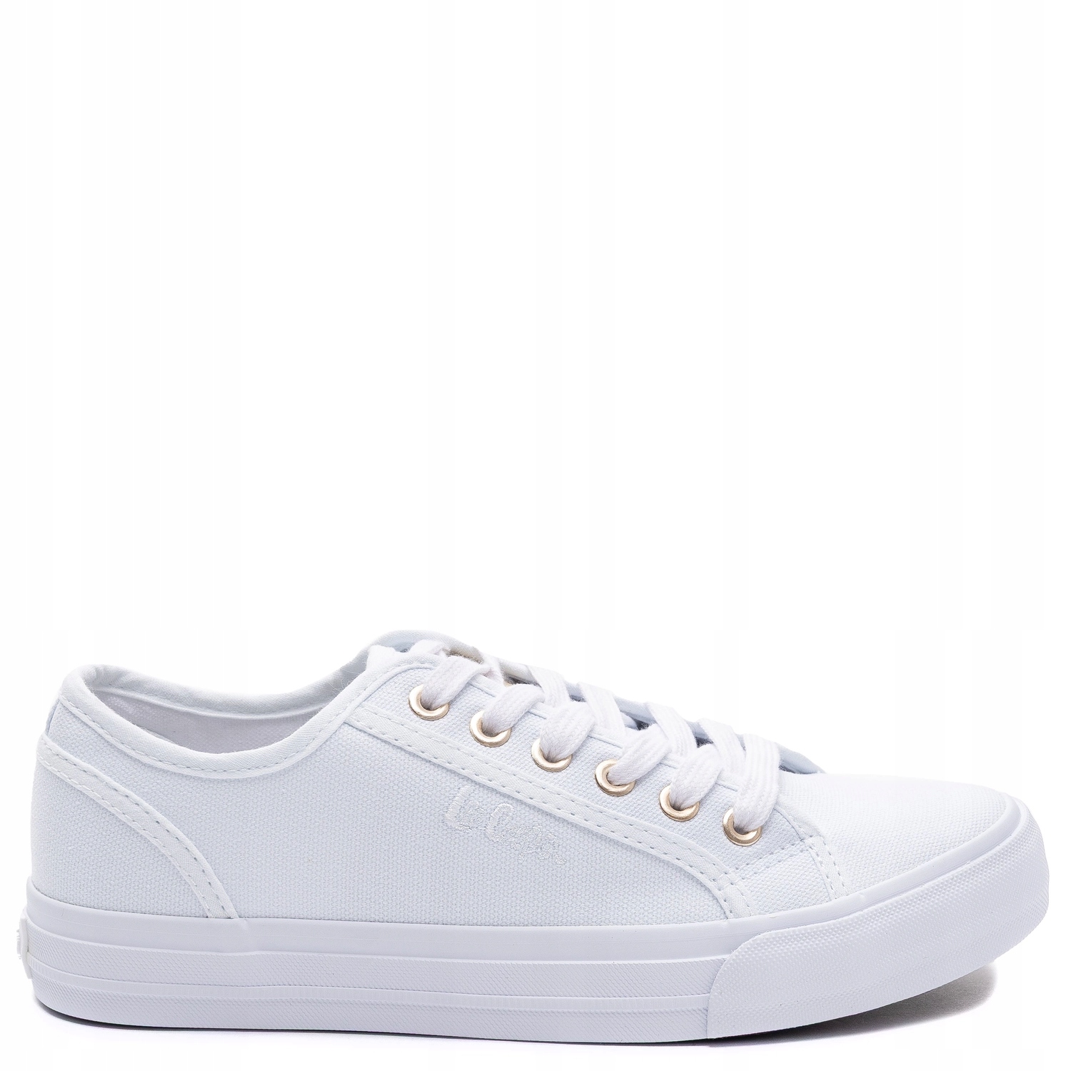 Lee Cooper Komfortowe Trampki Damskie Sznurowane Białe LCW-26-02-4078L r.39