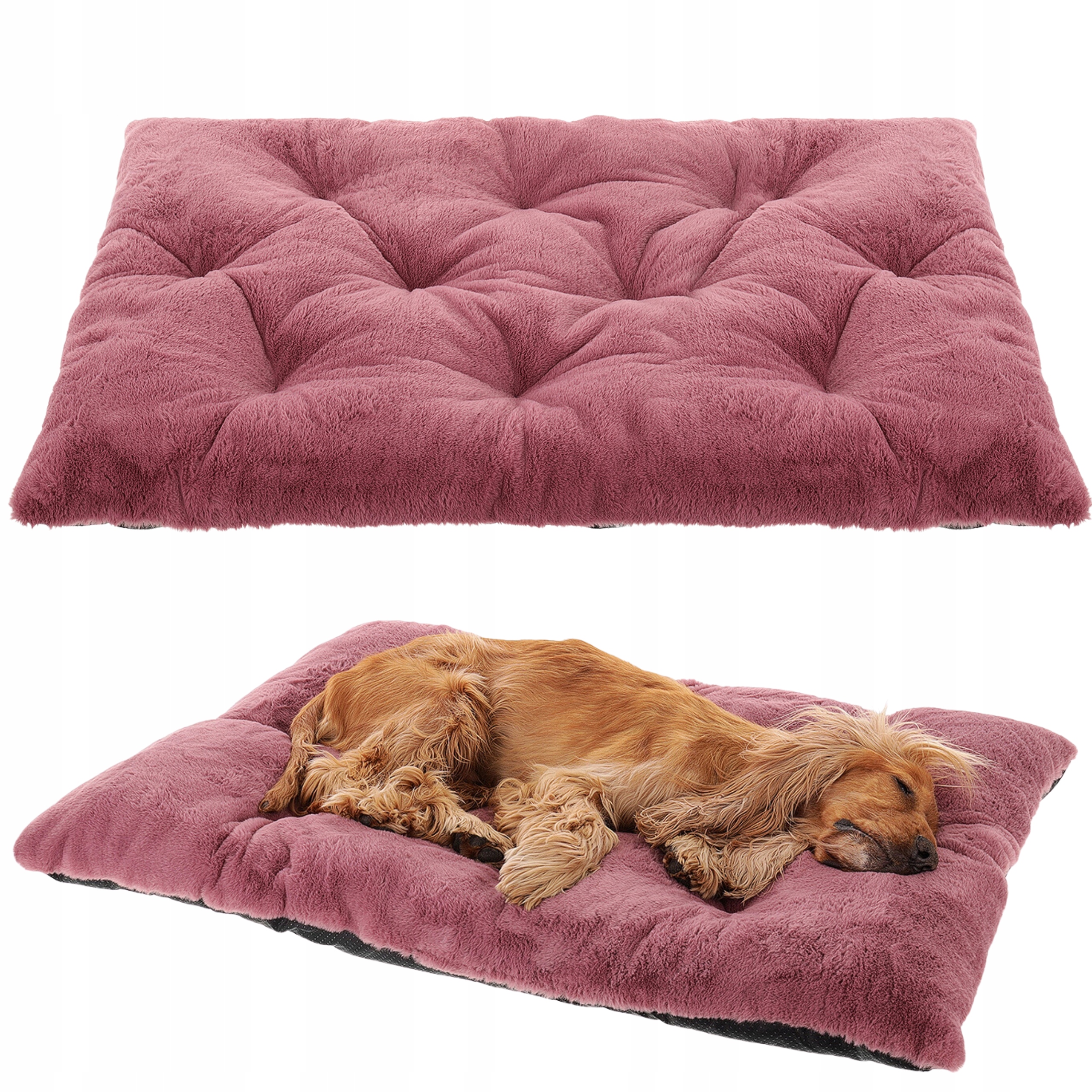 Legowisko Posłanie Poduszka dla Psa i Kota RABBIT L 100x70 cm Różowe