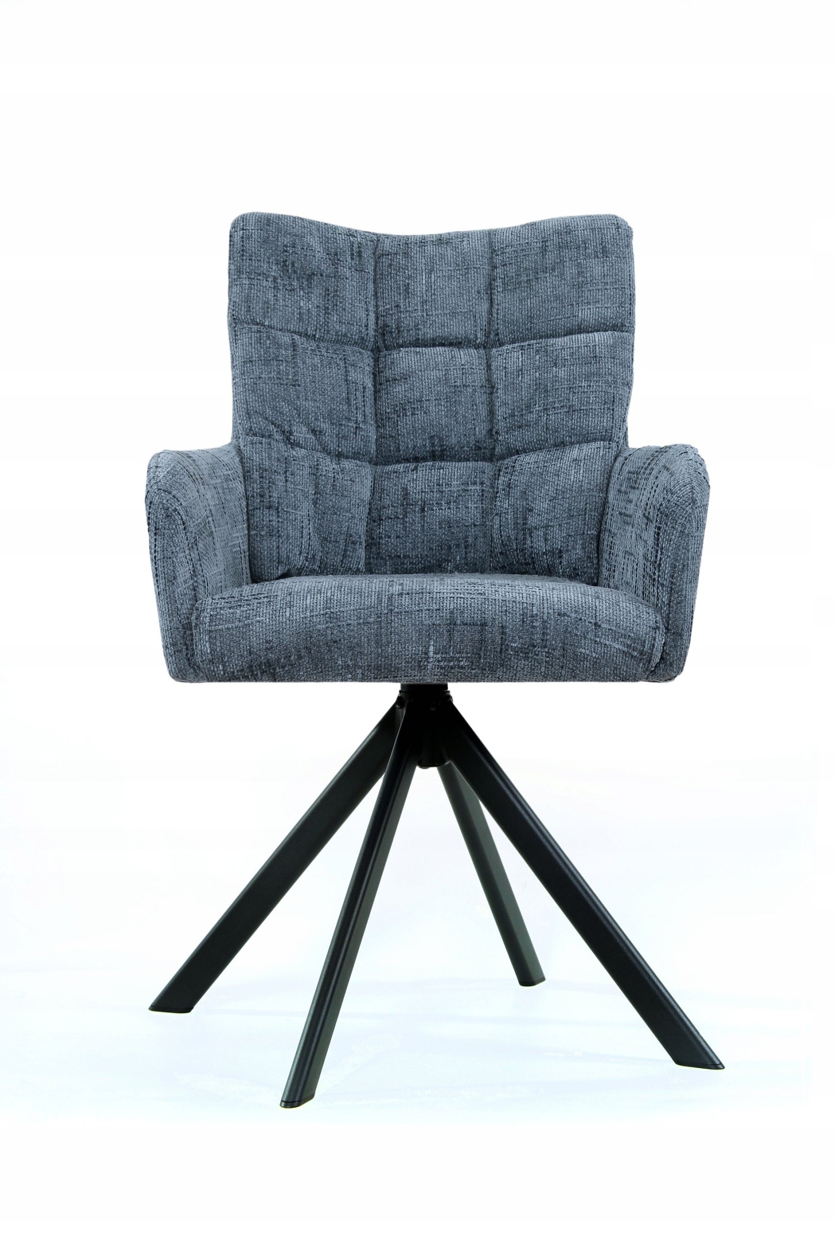 Sesto Senso čalouněná židle do obývacího pokoje, kuchyně, jídelna, samet, barva grafitová