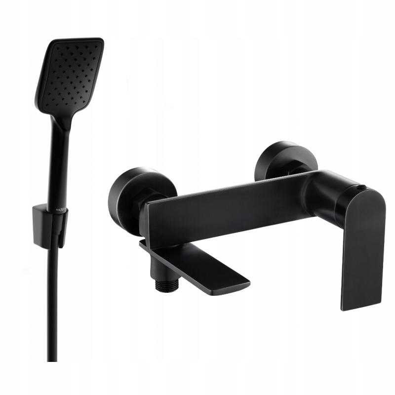 Mexen Zero vanová baterie se sprchovou sadou Černá