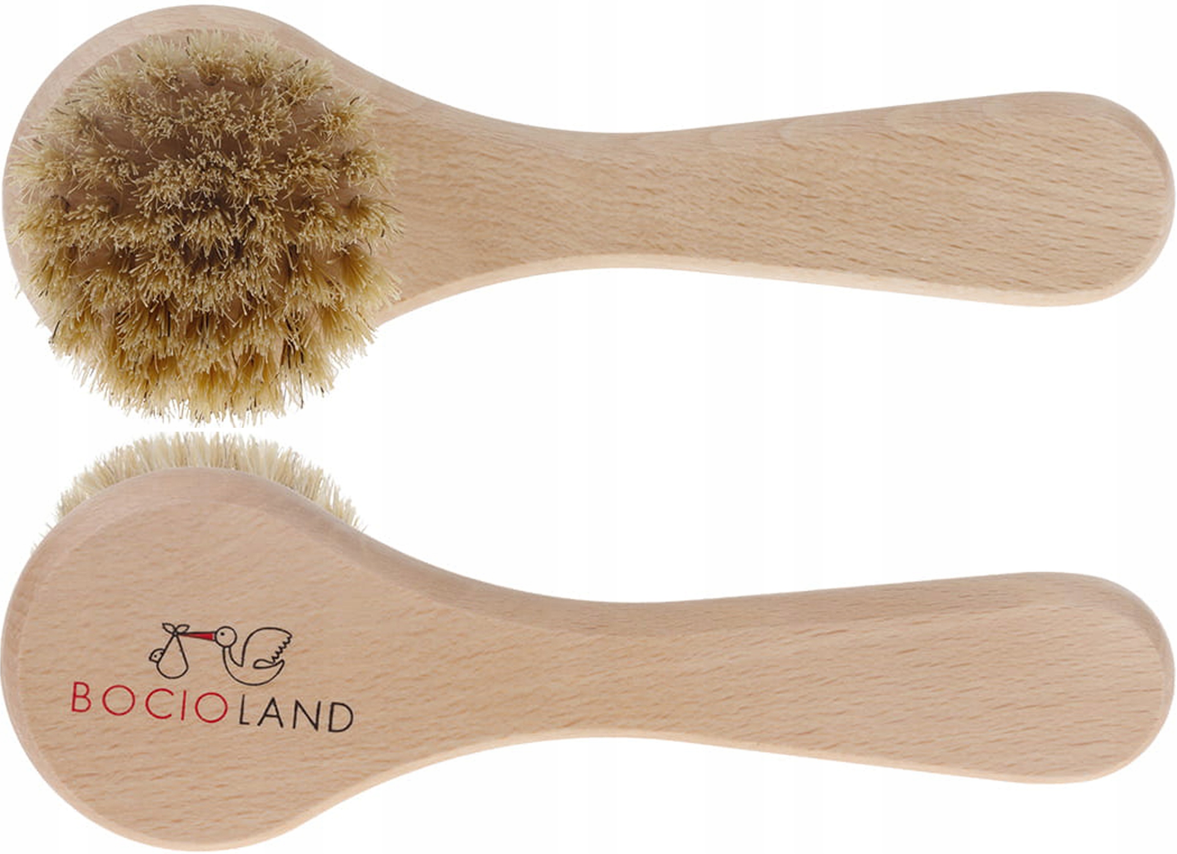 BOCIOLAND DREWNIANA SZCZOTKA ZE SZCZECINY NA CIEMIENIUCHĘ BOC0536 Kolor dominujący brązowy