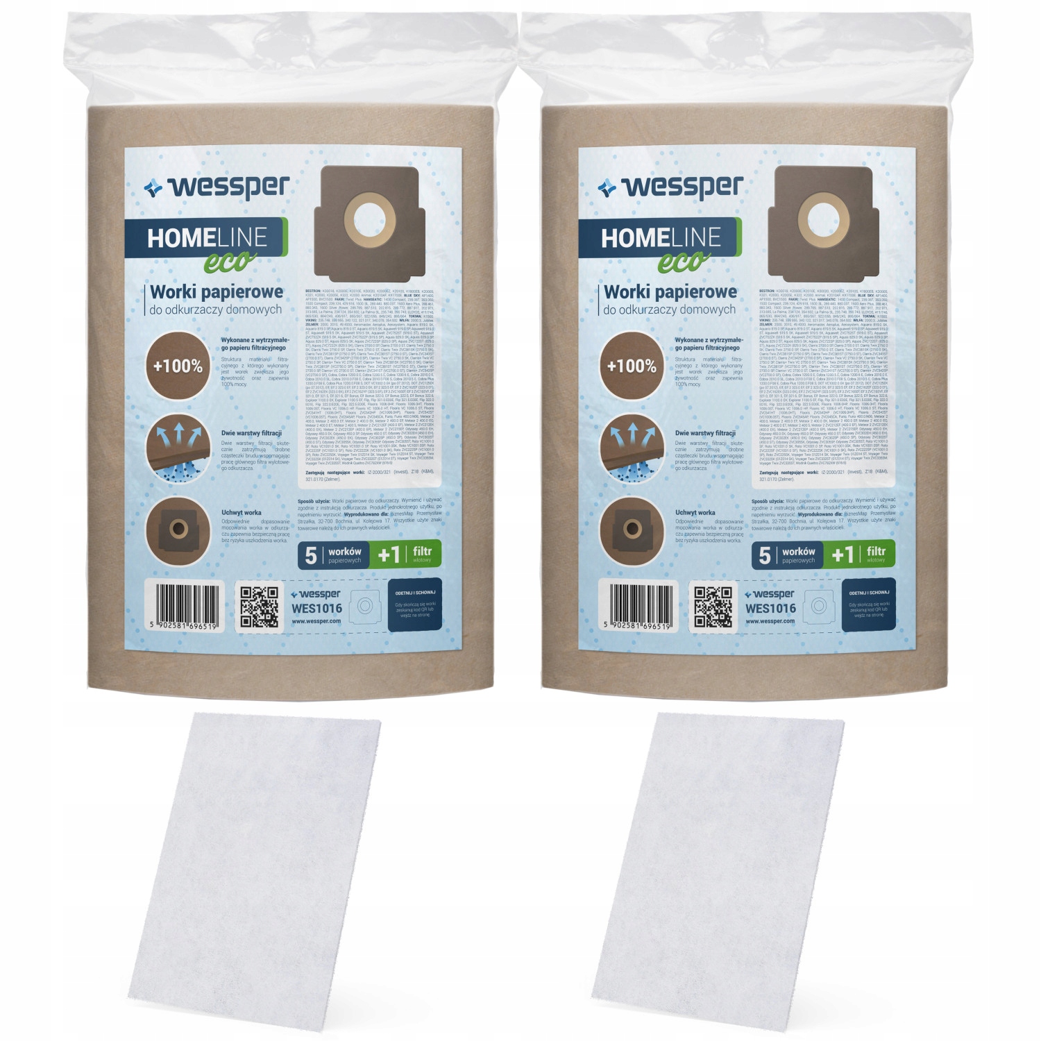 10X WORKI ZELMER ELF, 321, ELF 2, ELF 3, ELF BONUS EAN (GTIN) 5902668020633