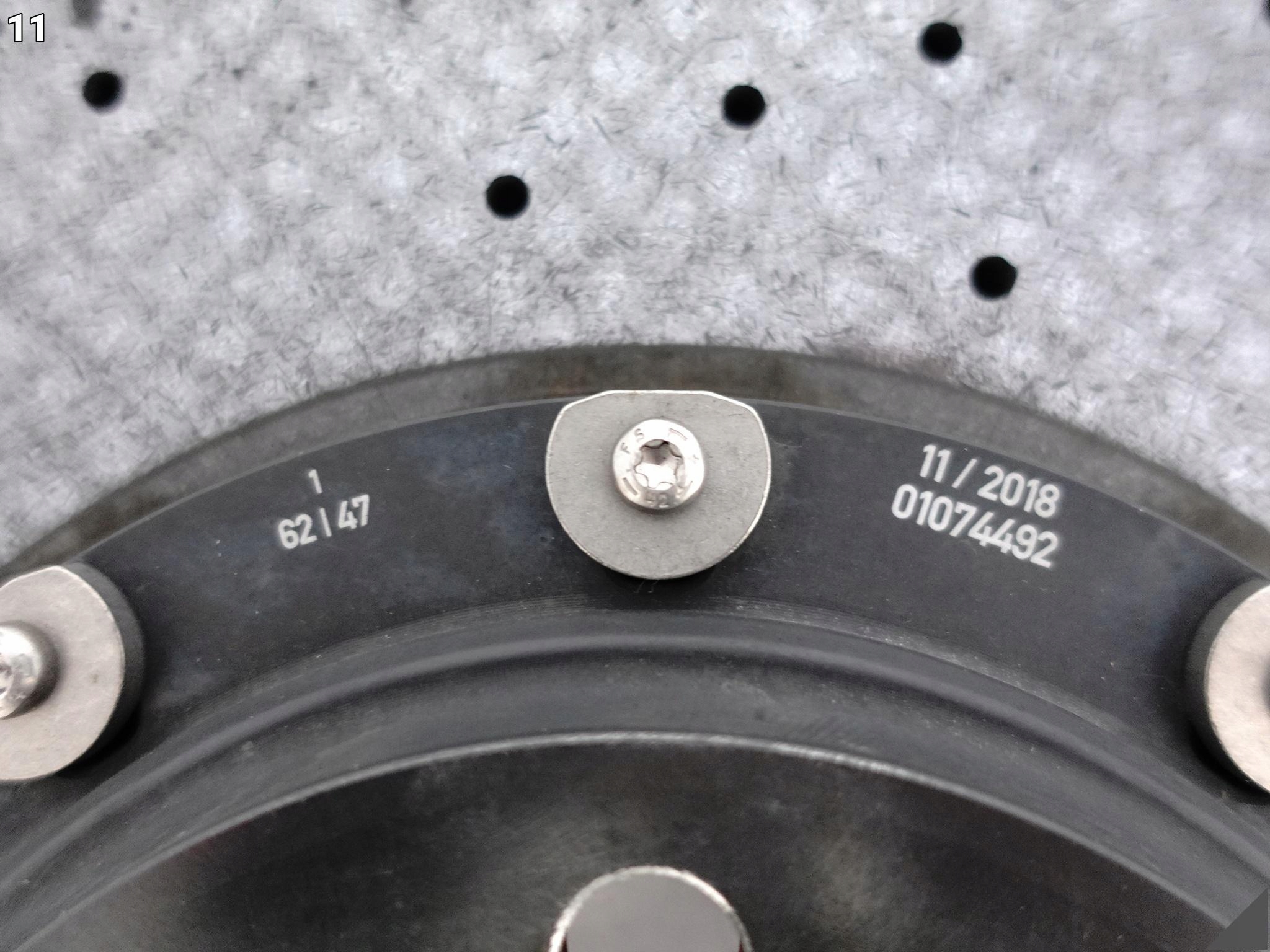 PORSCHE CAYENNE 9Y0 9Y3 PCCB disc CERAMICZNA CERAMIC left front 440x40mm