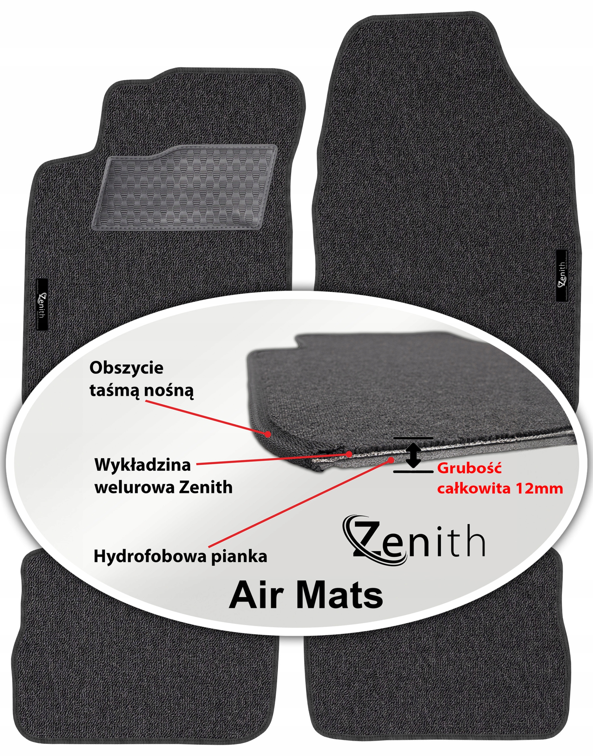 Opel Vectra C Kombi 2003-2008 Velúrové koberčeky do auta Zenith Air Mats