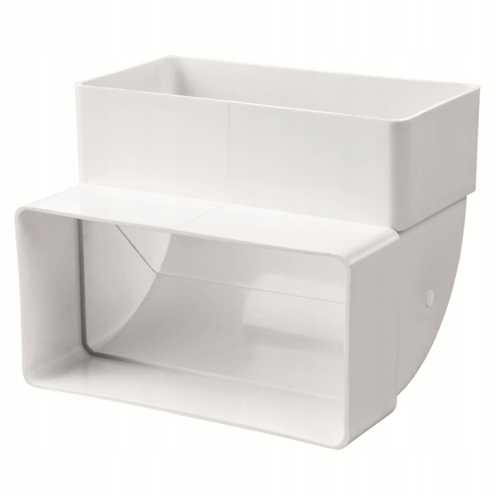 

Vents Kolano Pionowe Płaskie 110x55 mm 90 Stopni