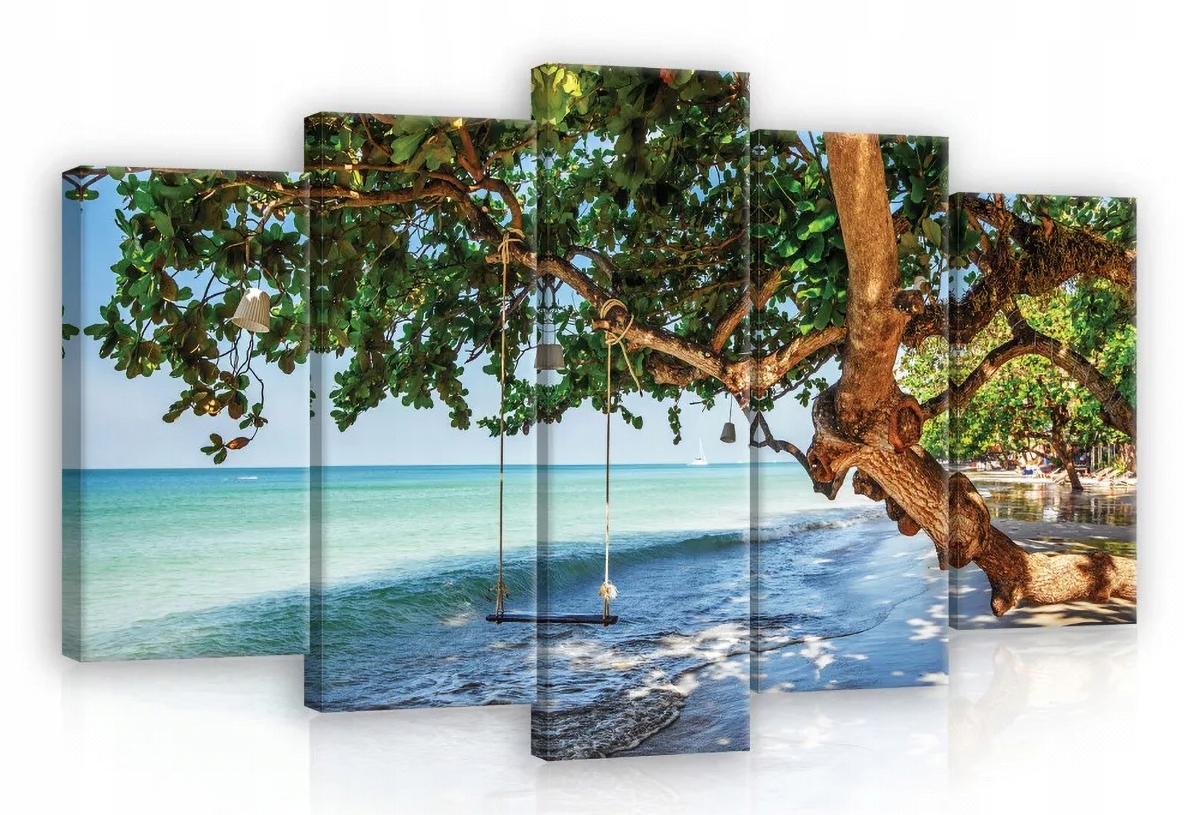 Obraz Na Plátně Canvas 100x60 Pláž Houpačka