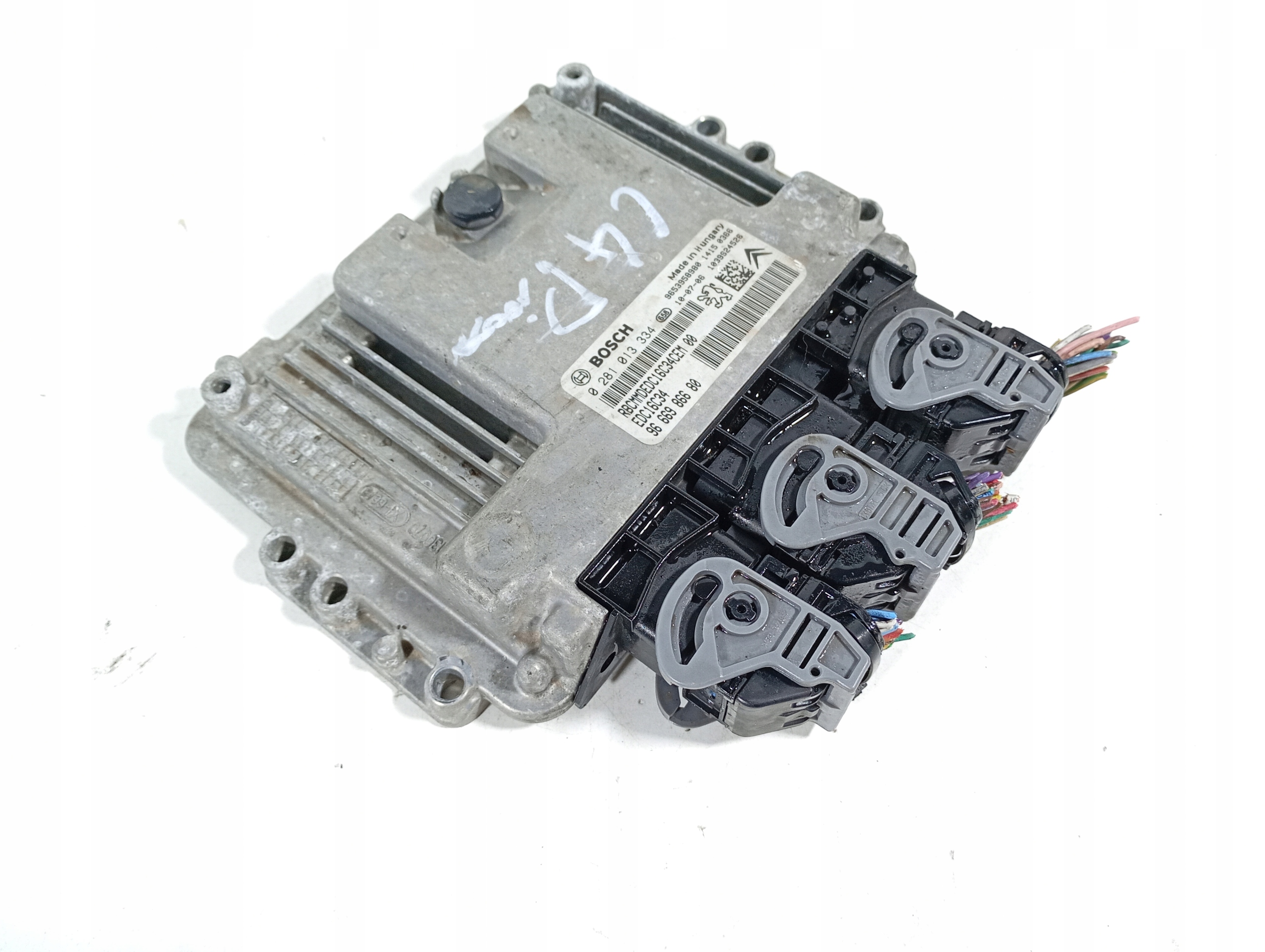 CITROEN C4 Picasso 07-13 computer control unit of the engine OE 9653958980
