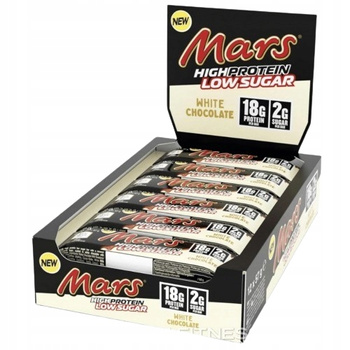 Mars Hi Protein Bar Balíček 12x57g Proteinová Tyčinka Proteinová Bílá čokoláda