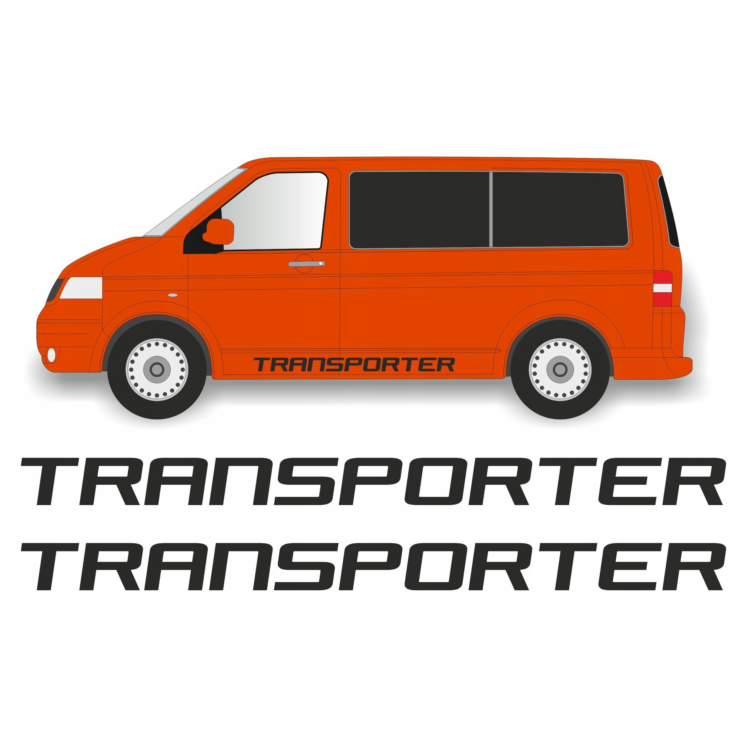 Naklejki do Vw Transporter T4 T5 T6 na boki samochodu