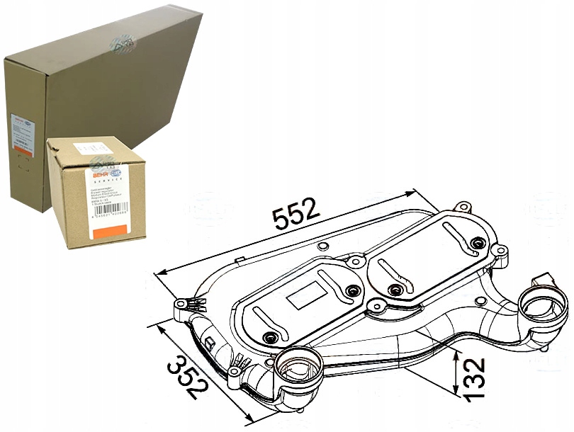 INTERCOOLER BEHR HELLA
